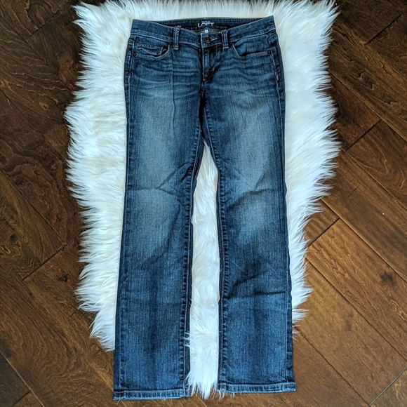 Ann Taylor Loft Straight Jeans - Size 26 / 2 - Picture 3 of 4
